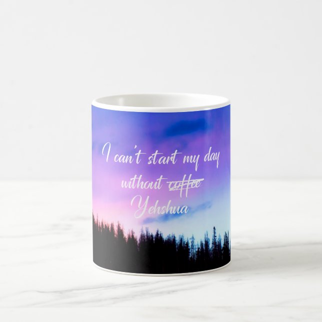 Caneca Mágica Engraçado Christian Say (Centro)