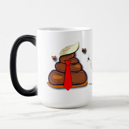 Caneca Mágica Engraçado Faux Poop Emoji Cartoon Político