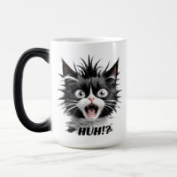 Engraçado Huh Cat Memotes | Coffee Mug