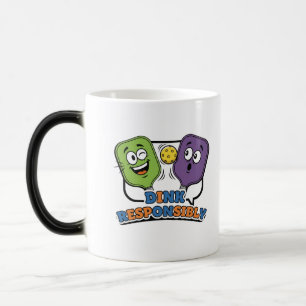 Caneca Mágica Engraçado Pickleball Humor Mug   Presente para Jog