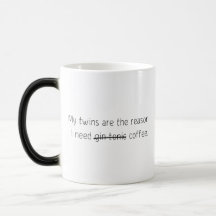 Engraçado Quote Trendy Gift Café Twins Gin Tonic
