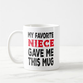 Caneca Mágica Engraçado "sobrinha favorita" Gift Mug para tia