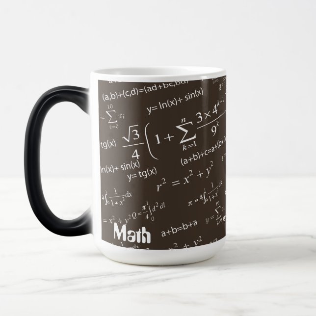 Caneca Mágica Equações de Nome para Professores de Matemática e  (Esquerda)