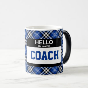 Caneca Mágica Equipe de nametagismo do treinador desportivo Xadr