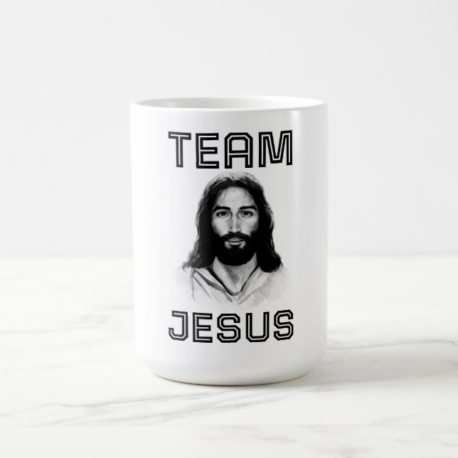 Caneca Mágica Equipe Jesus Morphing Mug (Center)