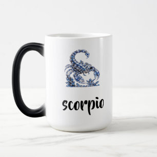 Caneca Mágica Escorpião Cristal Prateado Coleção Luxo ✨