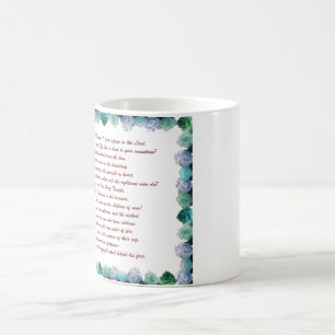 Caneca Mágica Escritura, Salmo 11, Verso Da Bíblia,