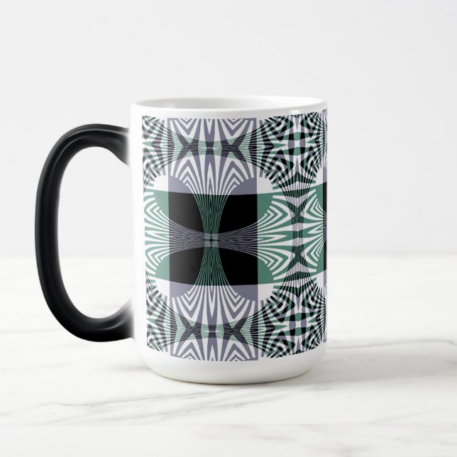 Caneca Mágica Espelhamento infinito do Shine Mandala de Vidro Qu (Esquerda)
