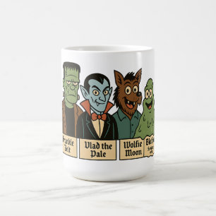 Caneca Mágica Esquadrão de Monstros Frankie Vlad Wolfie Blobbo D