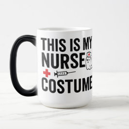 Caneca Mágica Esta É A Minha Enfermeira Figurina De Halloween