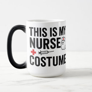 Caneca Mágica Esta É A Minha Enfermeira Figurina De Halloween