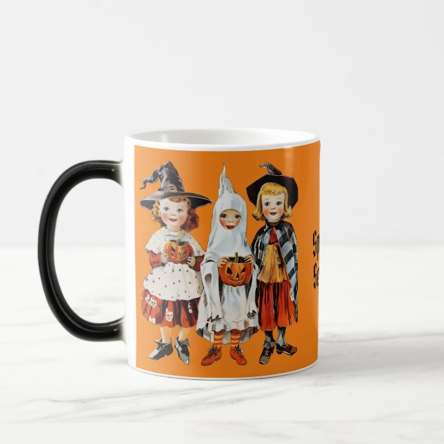 Caneca Mágica Estação Retro Halloween Spooky (Esquerda)