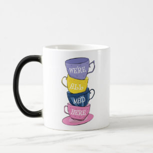 Caneca Mágica Estamos todos loucos aqui - Copas do Tea Party