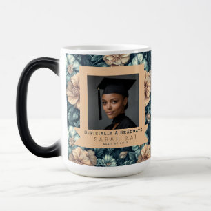 Caneca Mágica Estampa Única de Rosa de Formatura