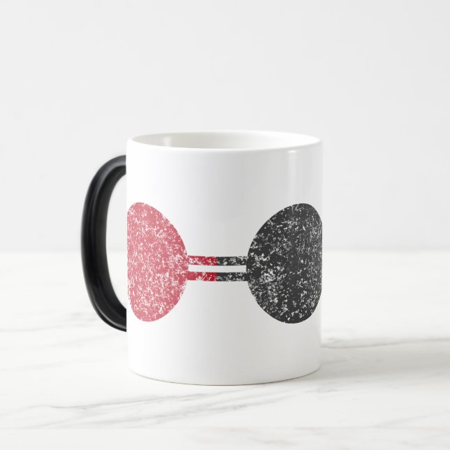 Caneca Mágica Estrutura Molecular De Dióxido De Carbono (Frente Esquerda)
