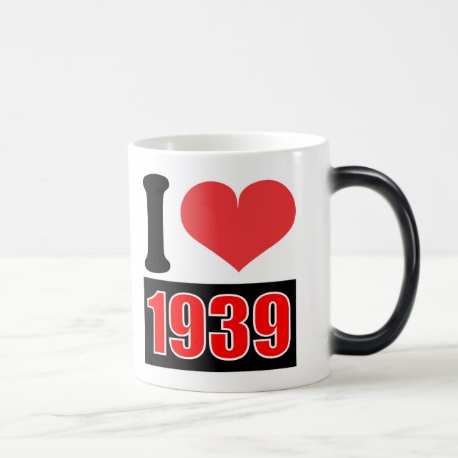 Caneca Mágica Eu adoro 1939 - Mugs (Direita)
