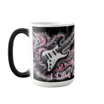 Eu Adoro Rock N Roll Pintura Elétrica De Violão