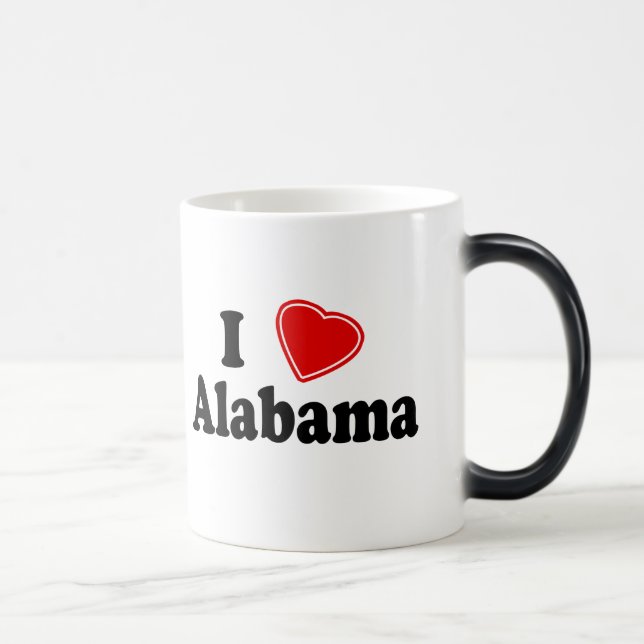 Caneca Mágica Eu amo Alabama (Direita)
