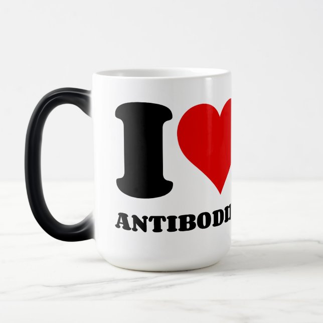 CANECA MÁGICA EU AMO ANTICORPOS (Esquerda)