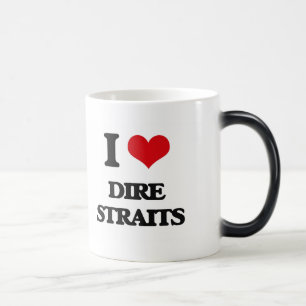 Caneca Mágica Eu amo Dire Straits