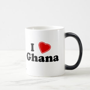 Caneca Mágica Eu amo Ghana