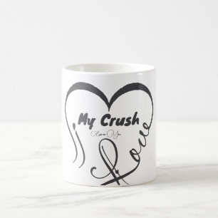 Caneca Mágica Eu Amo Meu Crush • Olhos em Você