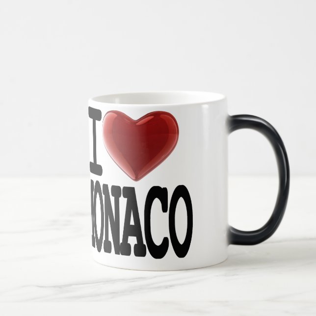 Caneca Mágica Eu amo MONACO (Direita)