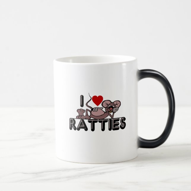 Caneca Mágica Eu amo Ratties (Direita)