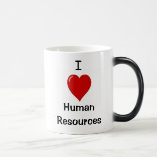 Caneca Mágica Eu amo recursos humanos - o dobro tomou partido