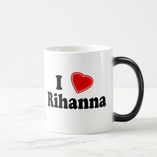 Caneca Mágica Eu amo Rihanna