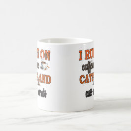Caneca Mágica Eu corro no Caffeine e ouço palavras