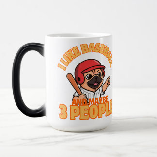 Caneca Mágica Eu gosto de beisebol