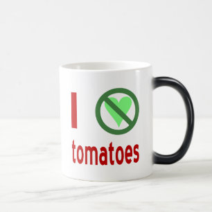 Caneca Mágica Eu Odeio Tomates Sem Amor