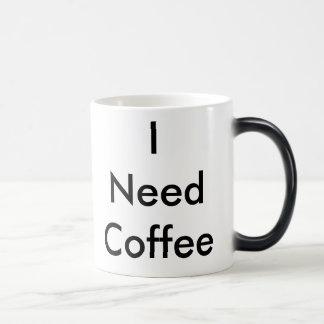 Caneca Mágica "Eu Preciso De Café" Coffee Mug