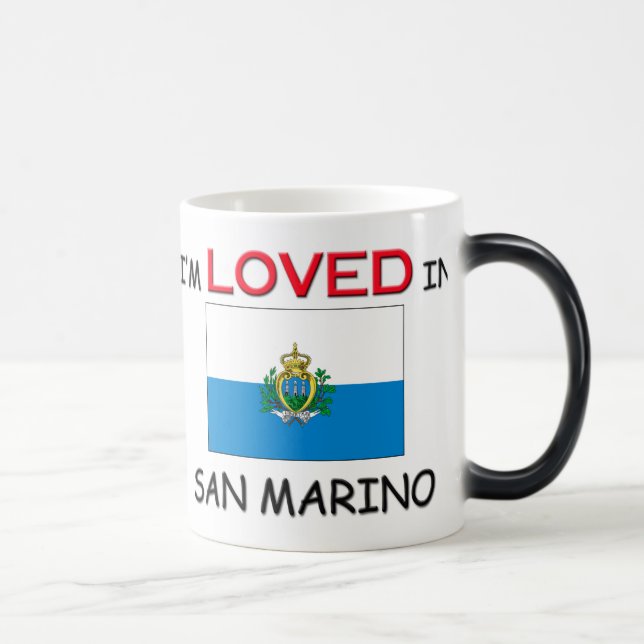 Caneca Mágica Eu sou amado em SAN MARINO (Direita)