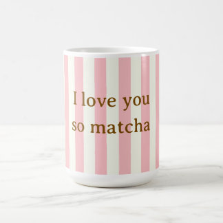 Caneca Mágica Eu Te Amo Tanto Matcha Fofo Rosa