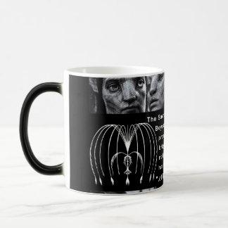 Caneca Mágica "Eu Vejo Você" Conexão de Alma Arte - Preto Minima