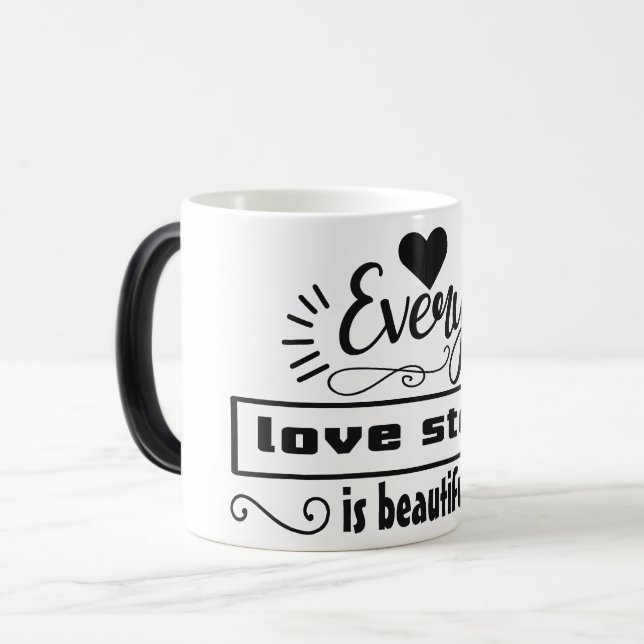 Caneca Mágica every love story is beautiful (Frente Esquerda)