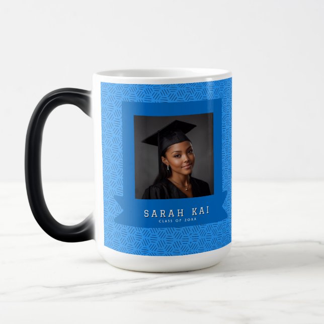Caneca Mágica Exercício de Início de Padrão Hexagonal da Moda (Esquerda)