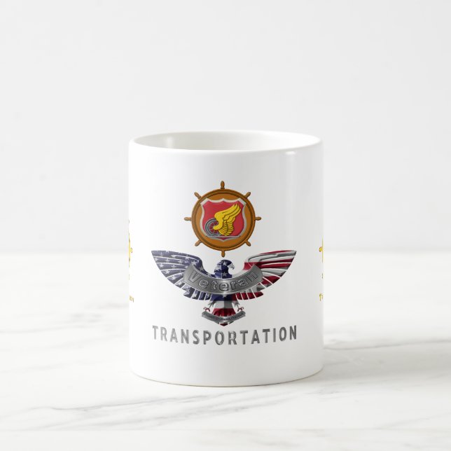 Caneca Mágica Exército de Transporte Veterano - Águia Personaliz (Centro)