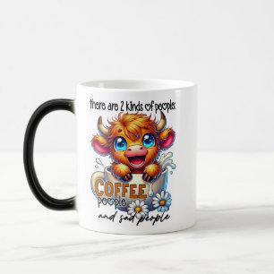 Caneca Mágica Existem 2 Tipos de Pessoas Pessoas do Café e Trist