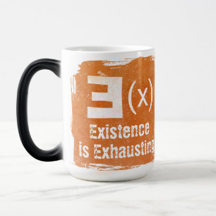 Caneca Mágica Existência é Exaustiva – Esqueleto Divertido de Ha