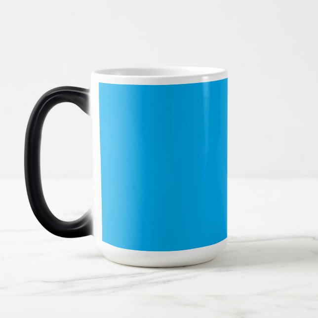 Caneca Mágica Experimente a beleza de um céu azul com um avião (Esquerda)