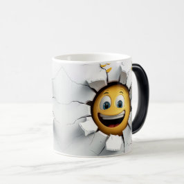 Caneca Mágica Face Emoticon Break Through