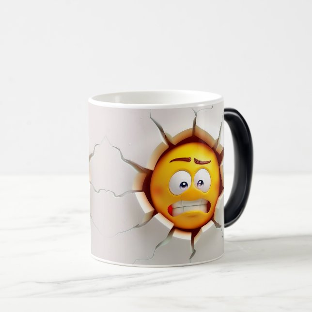 Caneca Mágica Face Emoticon Break Through (Frente Esquerda)