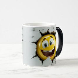 Caneca Mágica Face Emoticon Break Through
