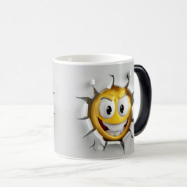 Caneca Mágica Face Emoticon Break Through
