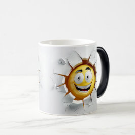 Caneca Mágica Face Emoticon Break Through