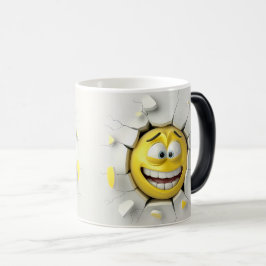 Caneca Mágica Face Emoticon Break Through