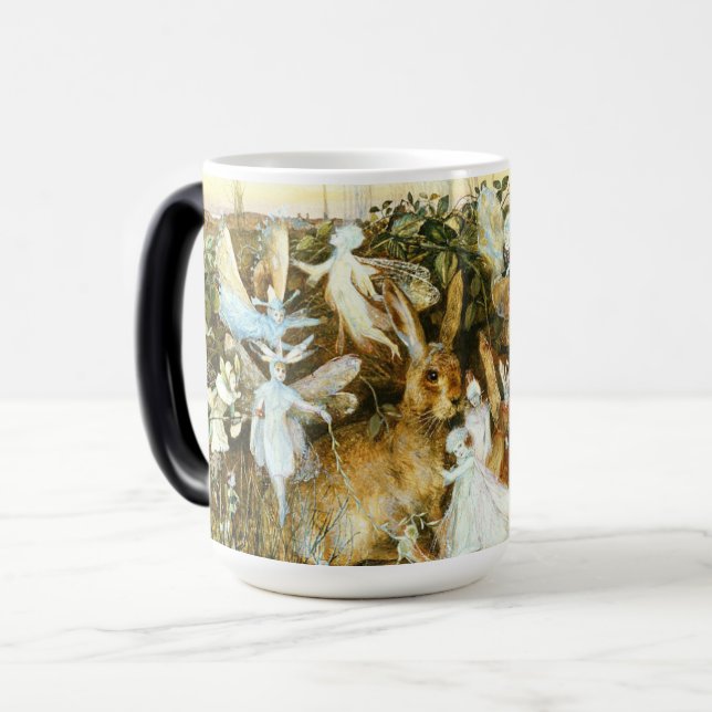 Caneca Mágica Fadas e Coelho (Frente Esquerda)